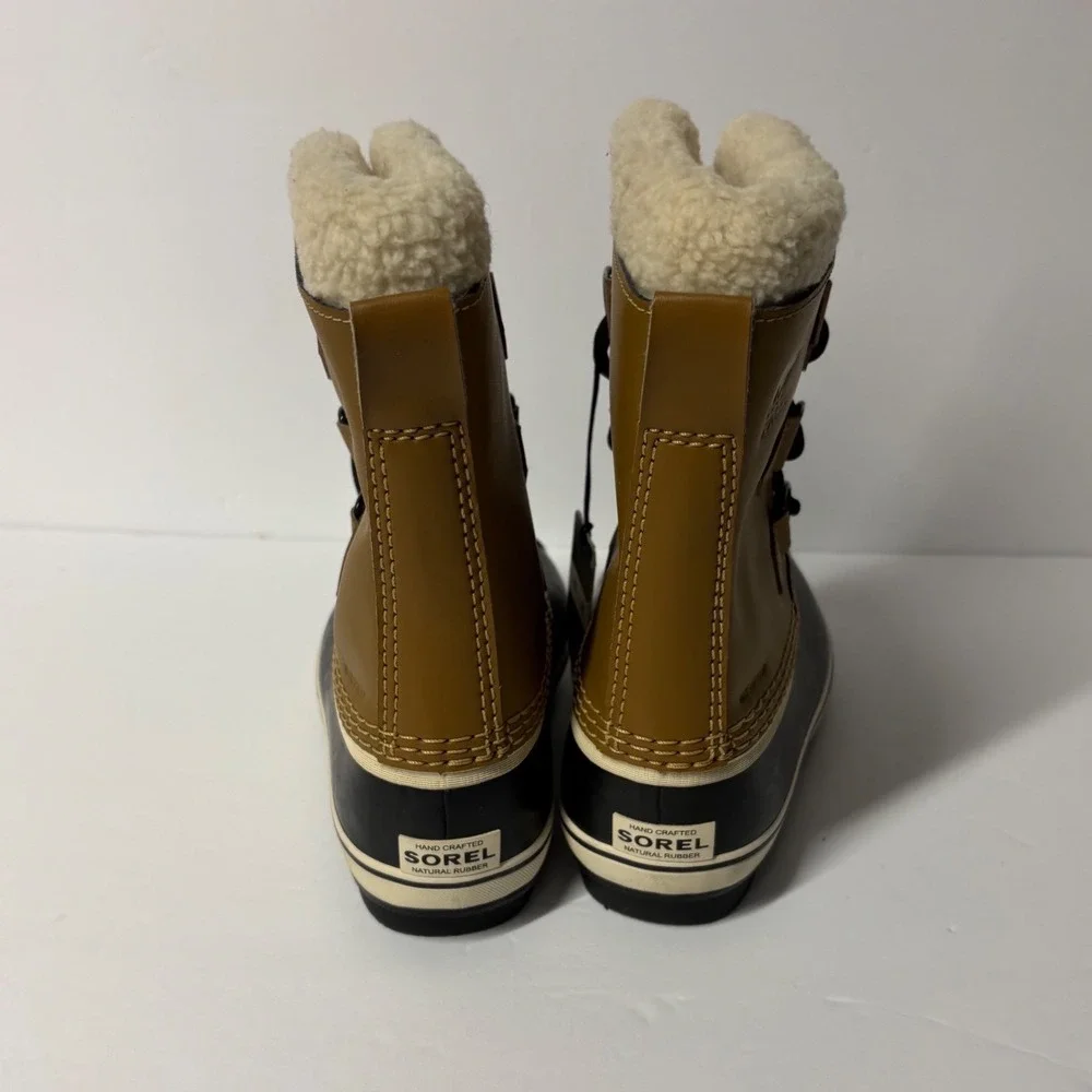 Sorel Kids Yoot Pac Nylon Waterproof Winter Boots Curry Black NY1963-259 Size 1